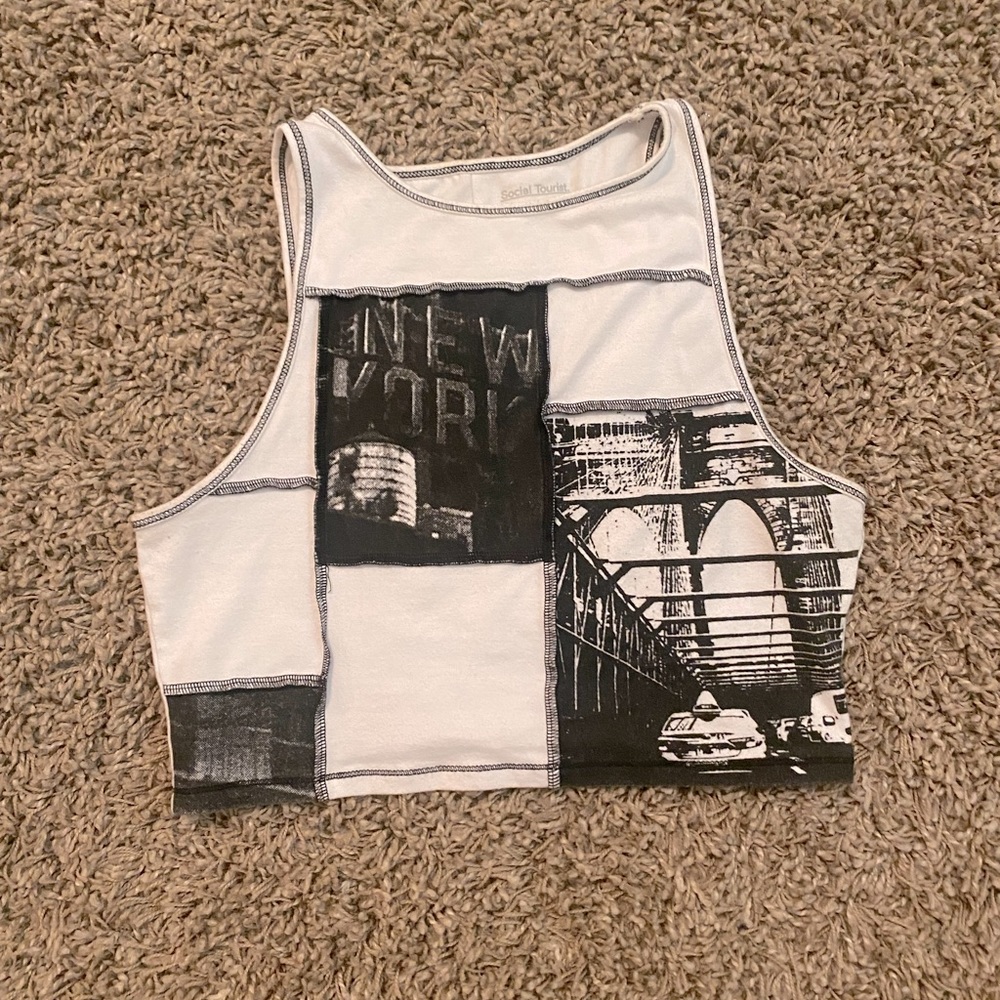 Social Tourist Crop-top from Hollister